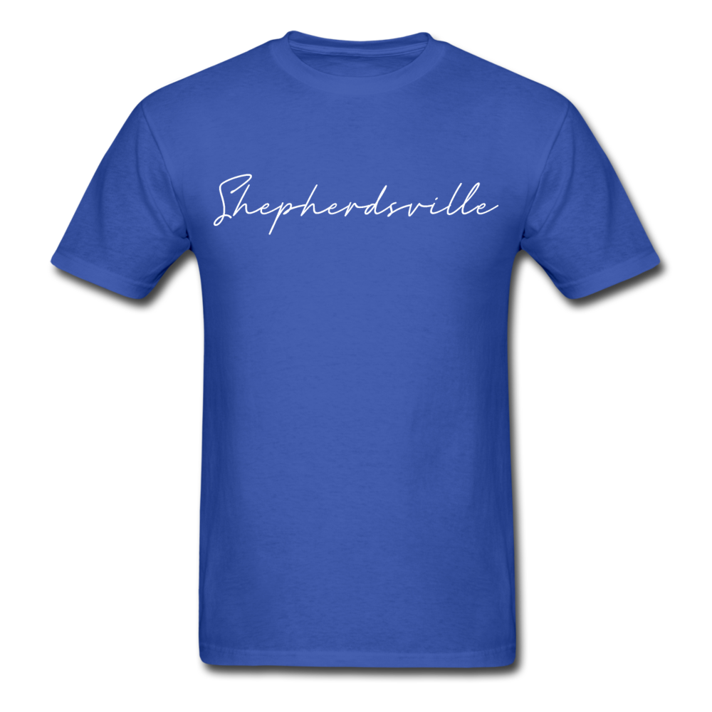 Shepherdsville Cursive T-Shirt - royal blue