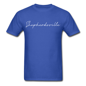 Shepherdsville Cursive T-Shirt - royal blue