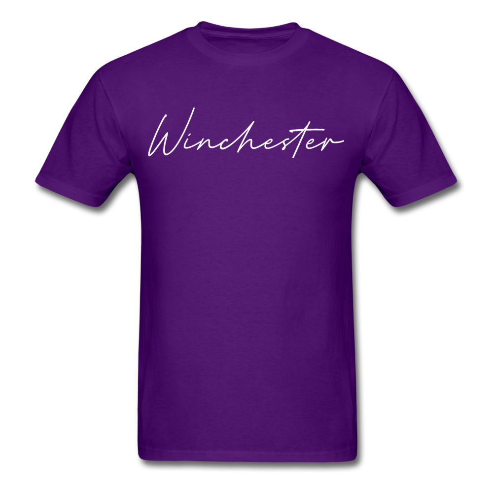 Winchester Cursive T-Shirt - purple