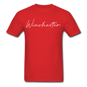 Winchester Cursive T-Shirt - red