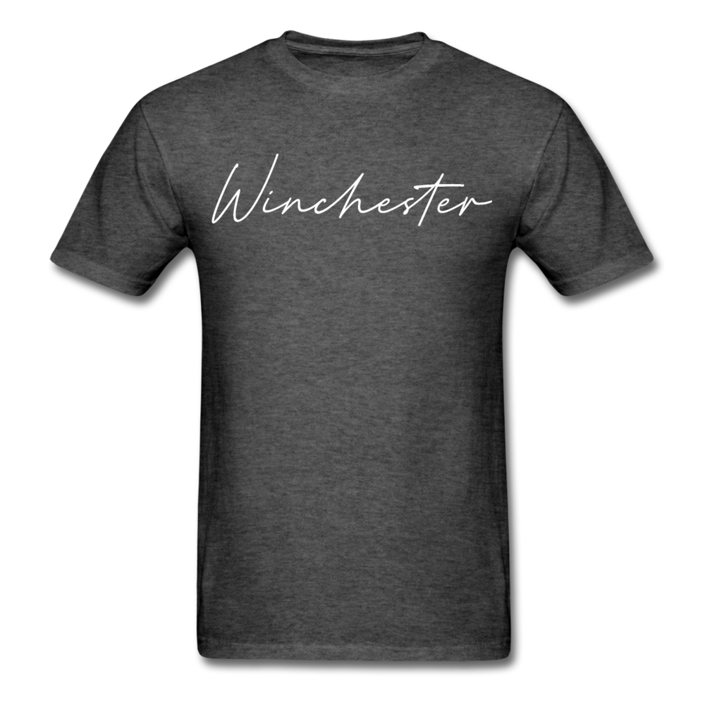 Winchester Cursive T-Shirt - heather black