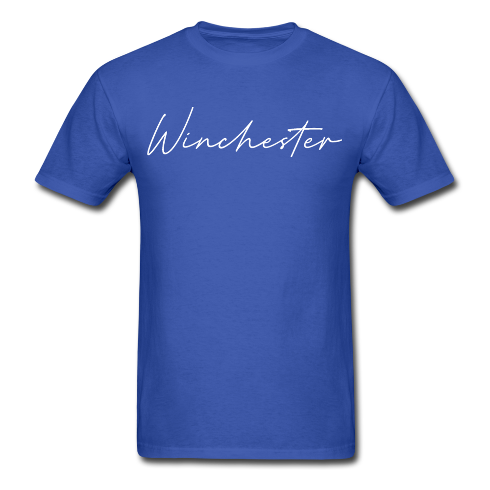 Winchester Cursive T-Shirt - royal blue