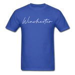 Winchester Cursive T-Shirt - royal blue