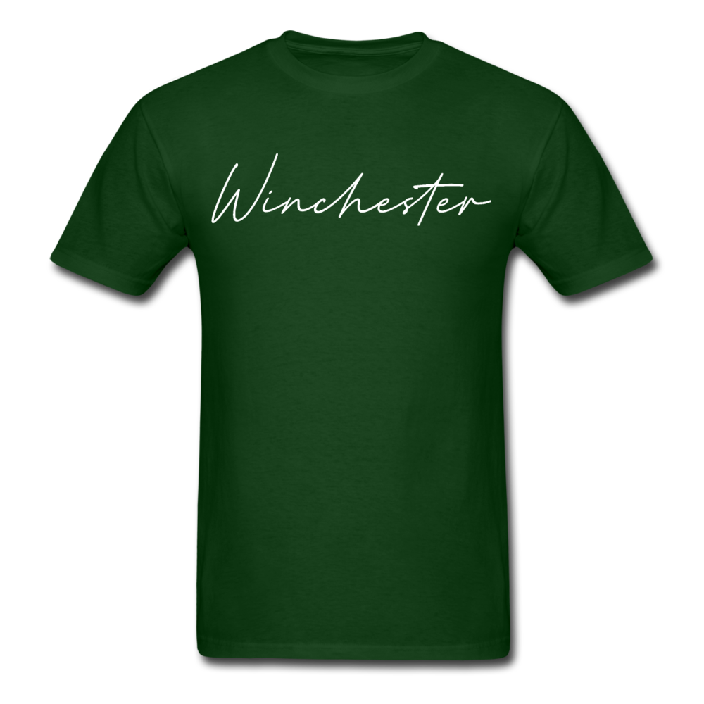 Winchester Cursive T-Shirt - forest green