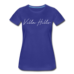 Villa Hills Cursive Women's T-Shirt - royal blue