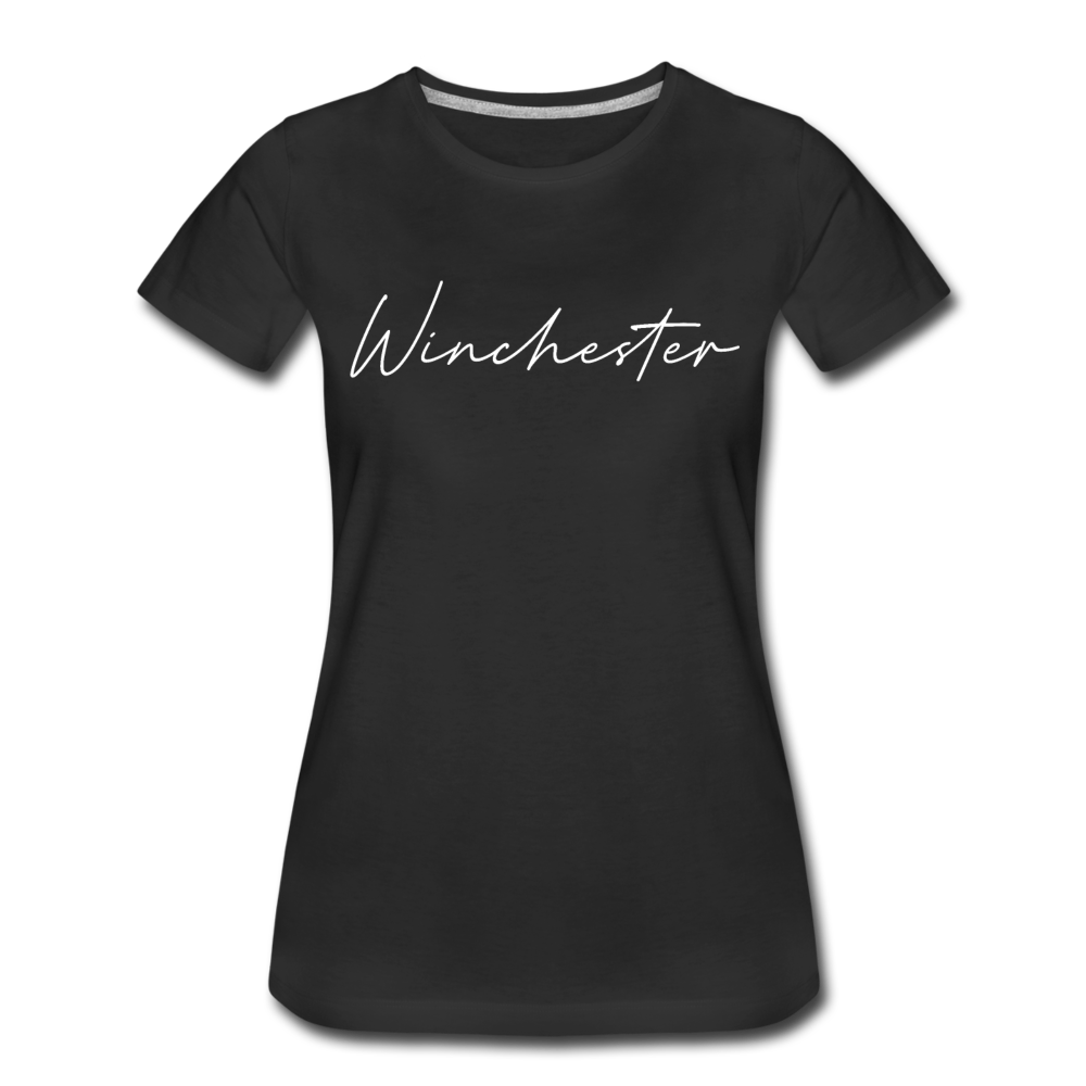 Winchester Cursive Women's T-Shirt - black