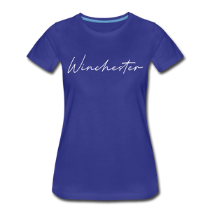 Winchester Cursive Women's T-Shirt - royal blue