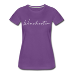 Winchester Cursive Women's T-Shirt - purple