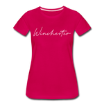 Winchester Cursive Women's T-Shirt - dark pink