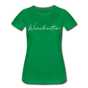 Winchester Cursive Women's T-Shirt - kelly green