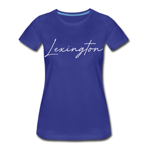 Lexington Cursive Women’s T-Shirt - royal blue