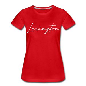 Lexington Cursive Women’s T-Shirt - red