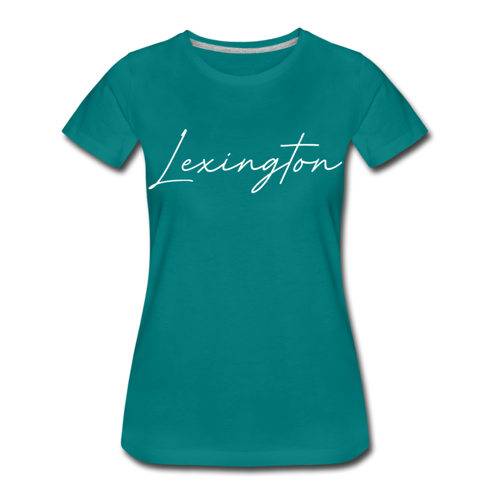 Lexington Cursive Women’s T-Shirt - teal