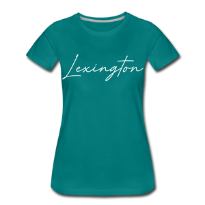 Lexington Cursive Women’s T-Shirt - teal