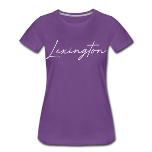 Lexington Cursive Women’s T-Shirt - purple