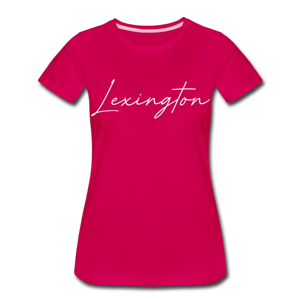 Lexington Cursive Women’s T-Shirt - dark pink