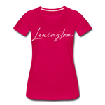 Lexington Cursive Women’s T-Shirt - dark pink