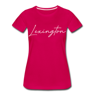 Lexington Cursive Women’s T-Shirt - dark pink