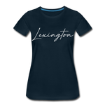 Lexington Cursive Women’s T-Shirt - deep navy