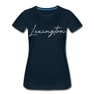 Lexington Cursive Women’s T-Shirt - deep navy