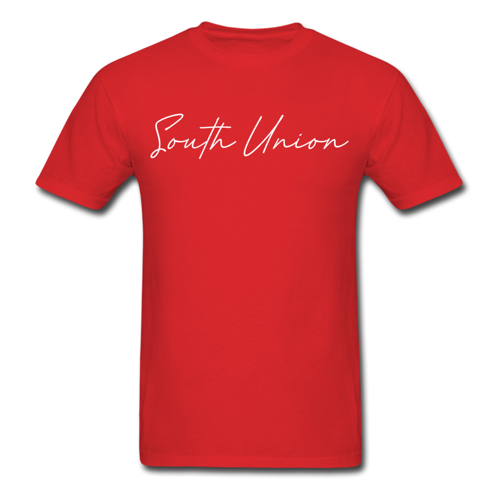 South Union Cursive T-Shirt - red