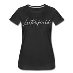 Leitchfield Cursive Women's T-Shirt - black