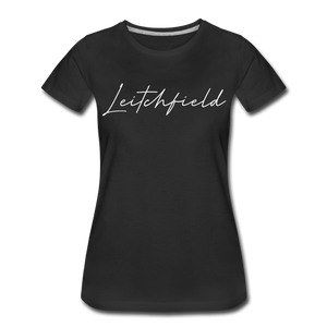 Leitchfield Cursive Women's T-Shirt - black