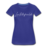 Leitchfield Cursive Women's T-Shirt - royal blue