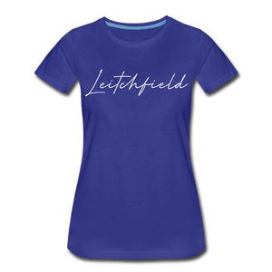 Leitchfield Cursive Women's T-Shirt - royal blue