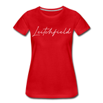 Leitchfield Cursive Women's T-Shirt - red