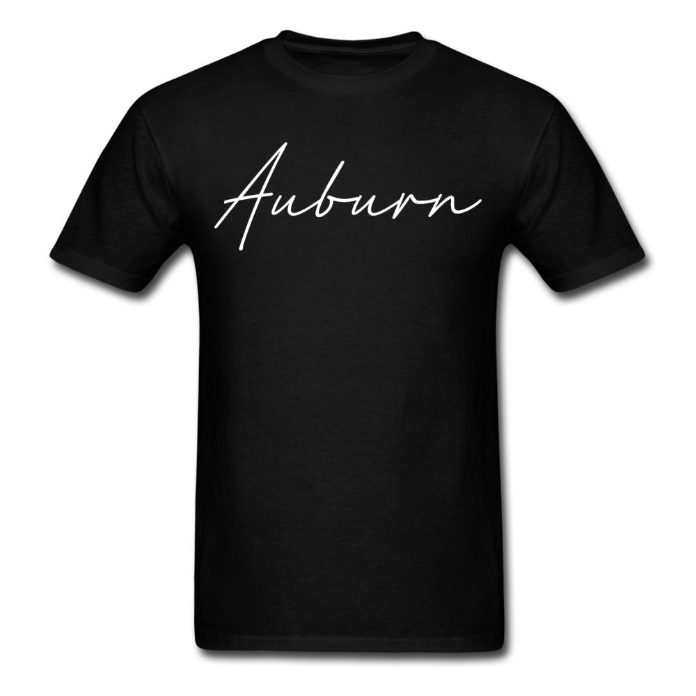 Auburn Cursive T-Shirt - black