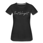 Fortwright Cursive Women's T-Shirt - black