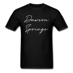 Dawson Springs Cursive T-Shirt - black