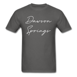 Dawson Springs Cursive T-Shirt - charcoal