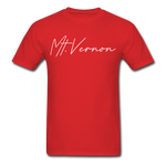 Mount Vernon Cursive T-Shirt - red