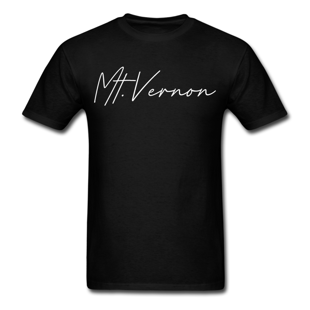 Mount Vernon Cursive T-Shirt - black