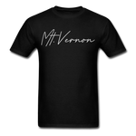 Mount Vernon Cursive T-Shirt - black