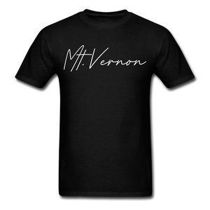 Mount Vernon Cursive T-Shirt - black