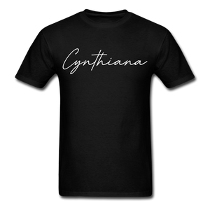 Cynthiana Cursive T-Shirt - black