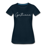 Cynthiana Cursive Women's T-Shirt - deep navy