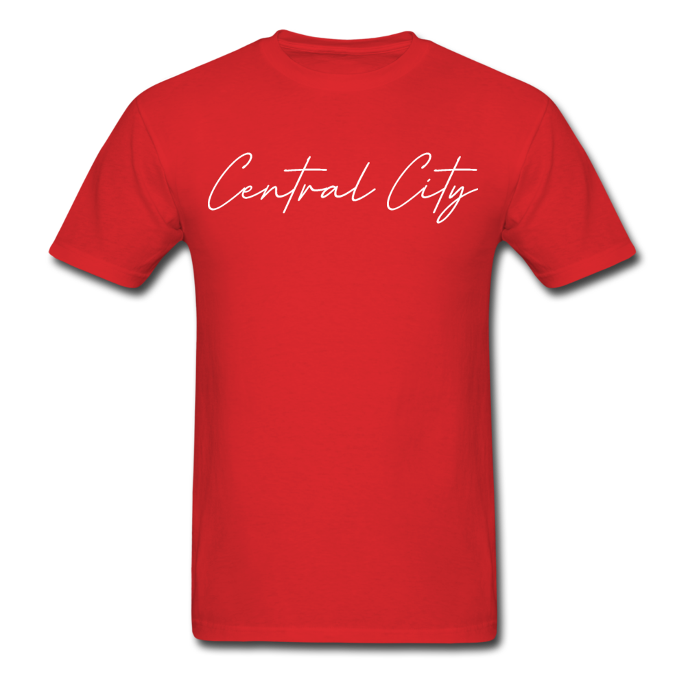 Central City Cursive T-Shirt - red