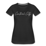 Central City Cursive Women's T-Shirt - black