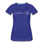 Central City Cursive Women's T-Shirt - royal blue
