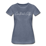 Central City Cursive Women's T-Shirt - heather blue