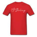 Mount Sterling Cursive T-Shirt - red