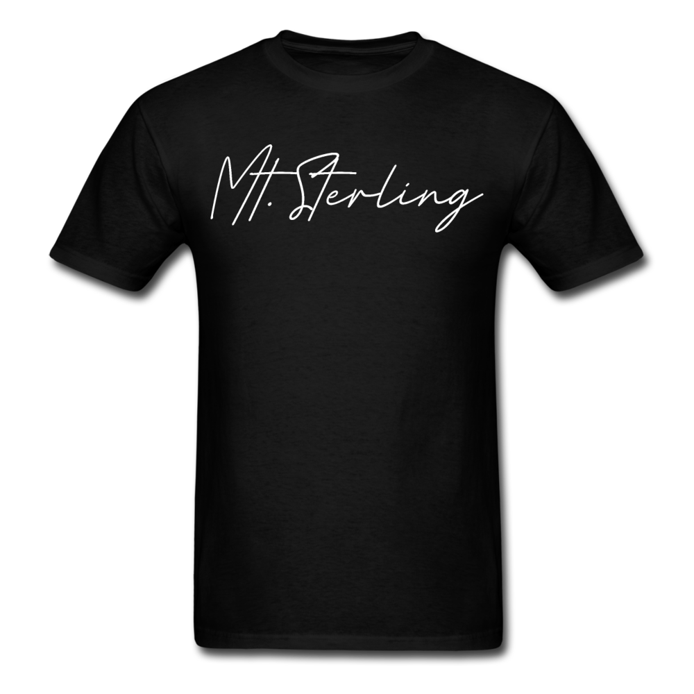 Mount Sterling Cursive T-Shirt - black