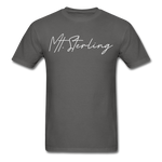 Mount Sterling Cursive T-Shirt - charcoal