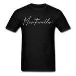 Monticello Cursive T-Shirt - black