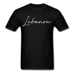 Lebanon Cursive T-Shirt - black