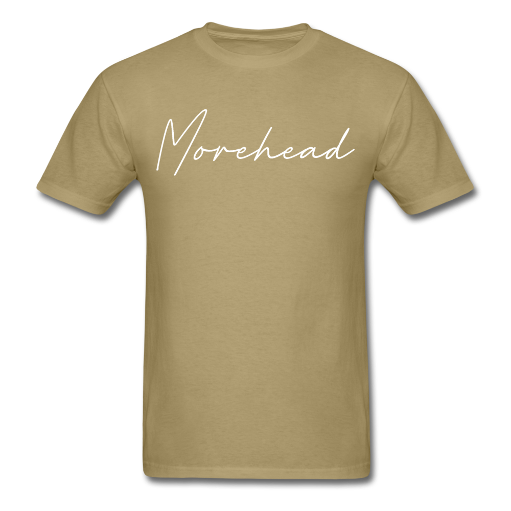 Morehead Cursive T-Shirt - khaki